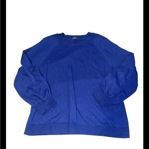 Talbots Royal Blue Crewneck Sweater